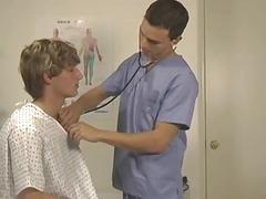 Twink seduced by his doctor before being fucked balls deep