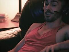 Straight Guys Shag Inside Video Game Before Meeting In