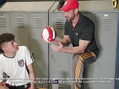 Locker Room - Coach Garrett Walks in on Jordan Haze and Jack Waters Bullying Ayden, Coach Teaches Them a Lesson!