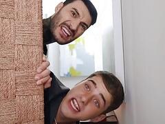 Double Ass Pumping - Joey Mills, Dom King, Huge Cock Fig