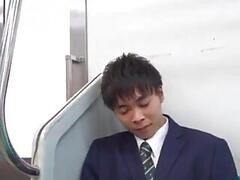 Handsome Boys in Train